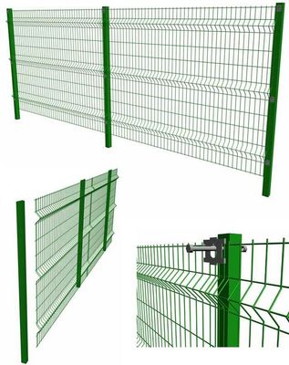 Outdoor Garden Privacy 3D Curved V Mesh Fencing Gate